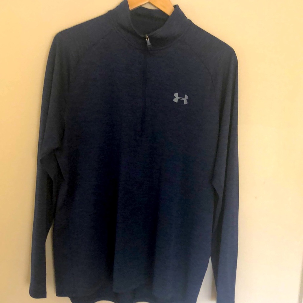 Navy Blue Under Armor Golf Overshirt